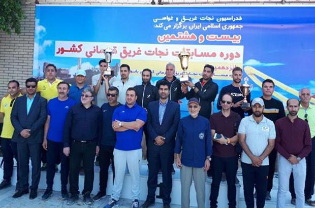 جام قهرمانی مسابقات نجات‌غریق کشور در دستان البرزی ها